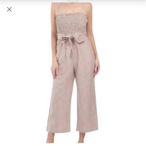 House Of Harlow Linen Jumpsuit